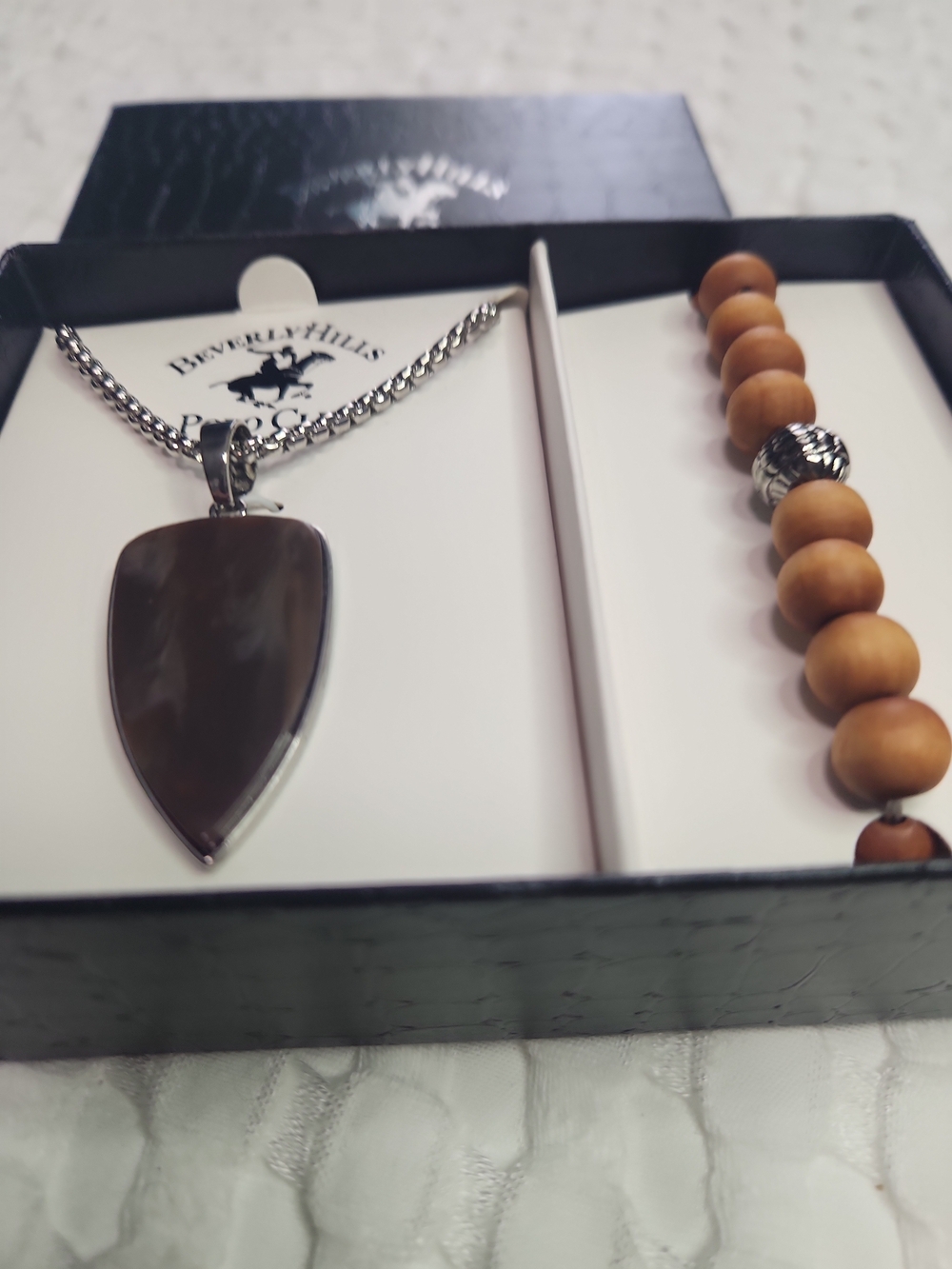 Beverly Hills Polo Club Mens Jewlery Set
